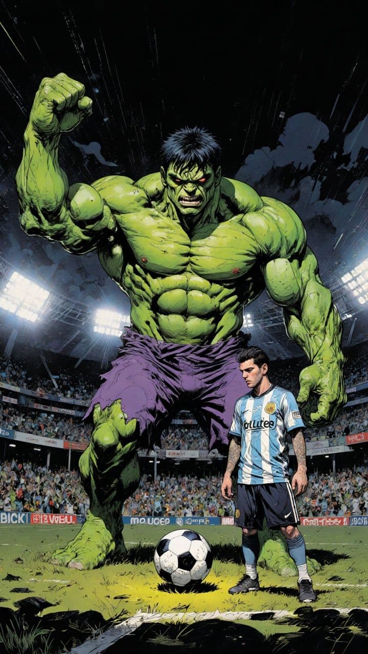 Hulk vs Messi: The Ultimate Dribble