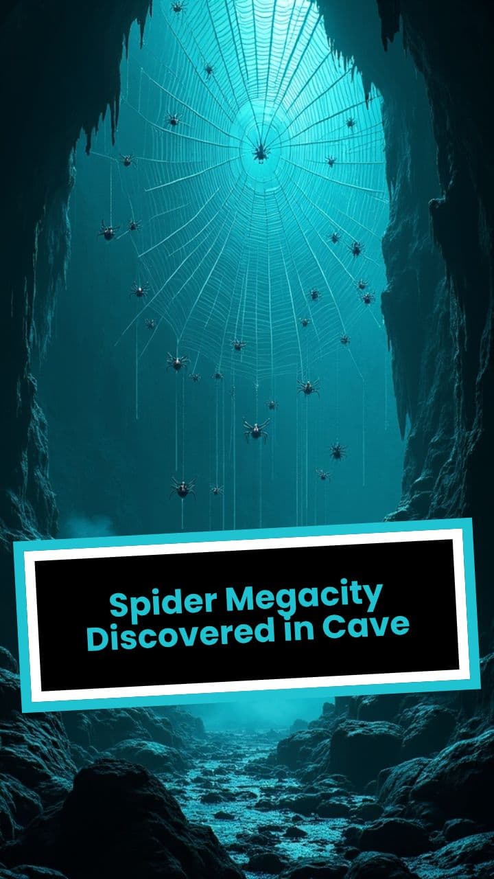 Spider Megacity Discovered in Cave