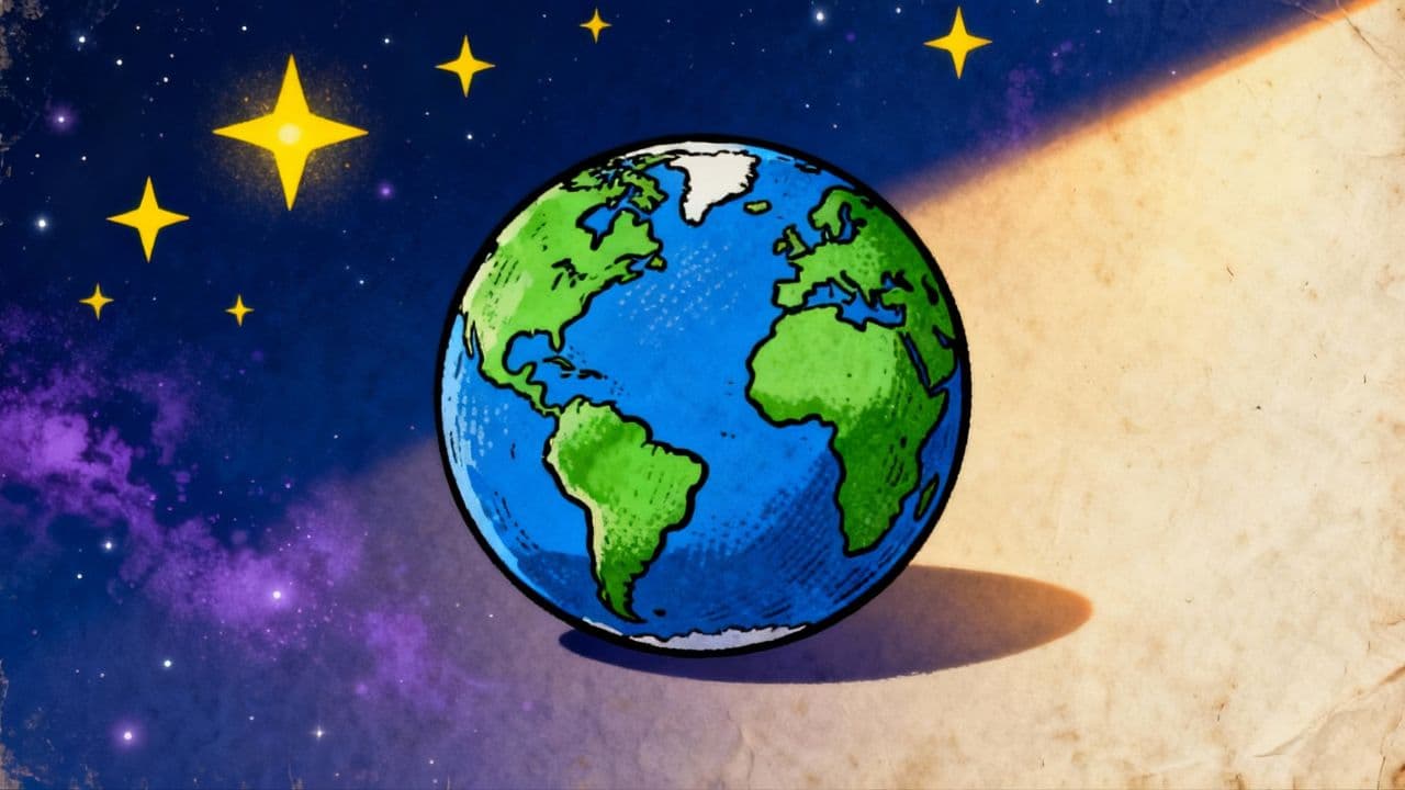 Retro Cosmic Journey