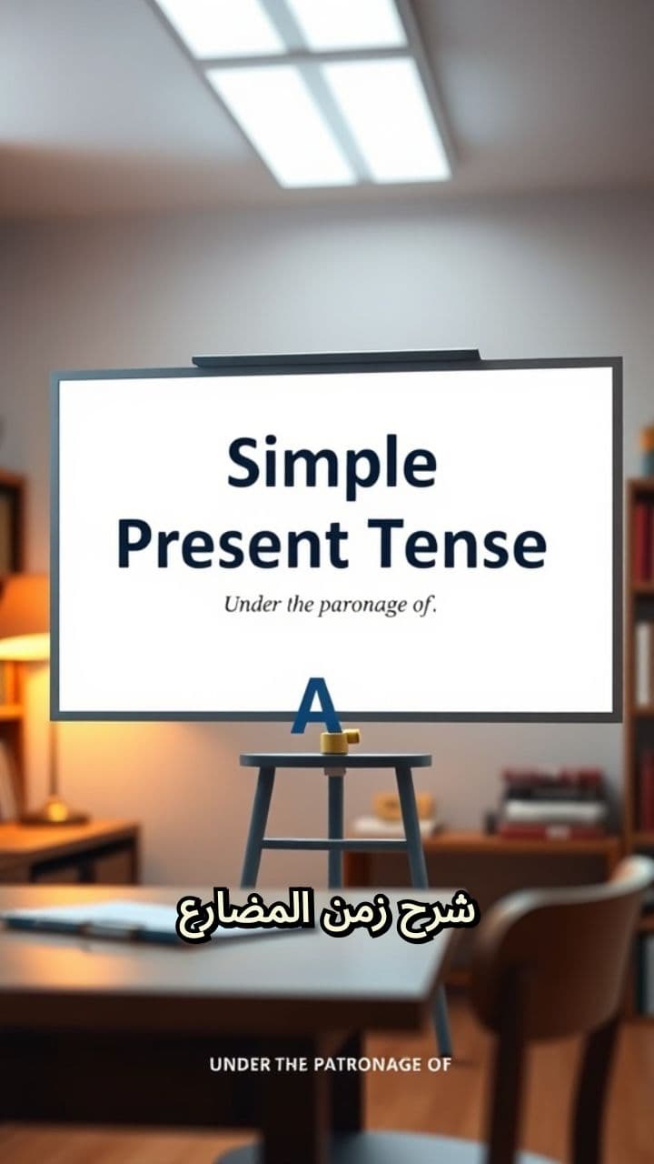 زمن المضارع البسيط شرح مبسط