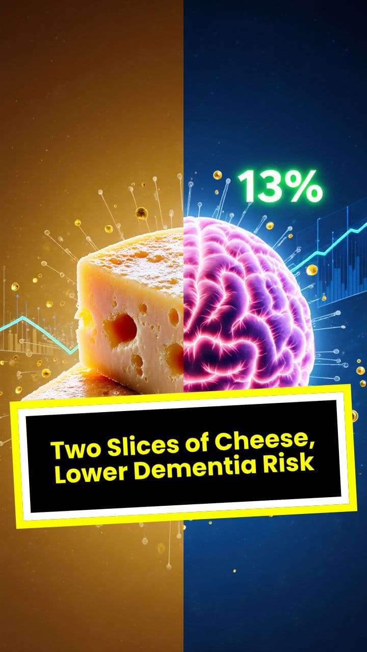 Two Slices of Cheese, Lower Dementia Risk
