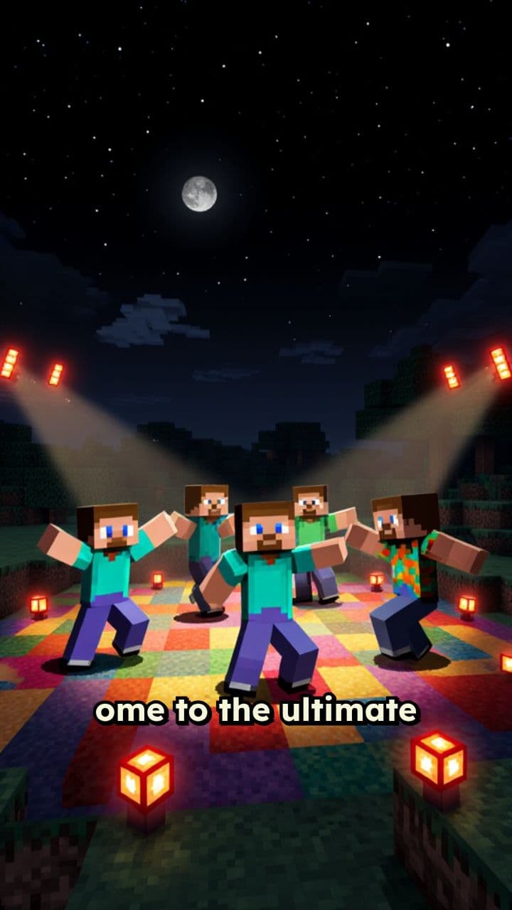 Gamer Fleet Dance in Minecraft