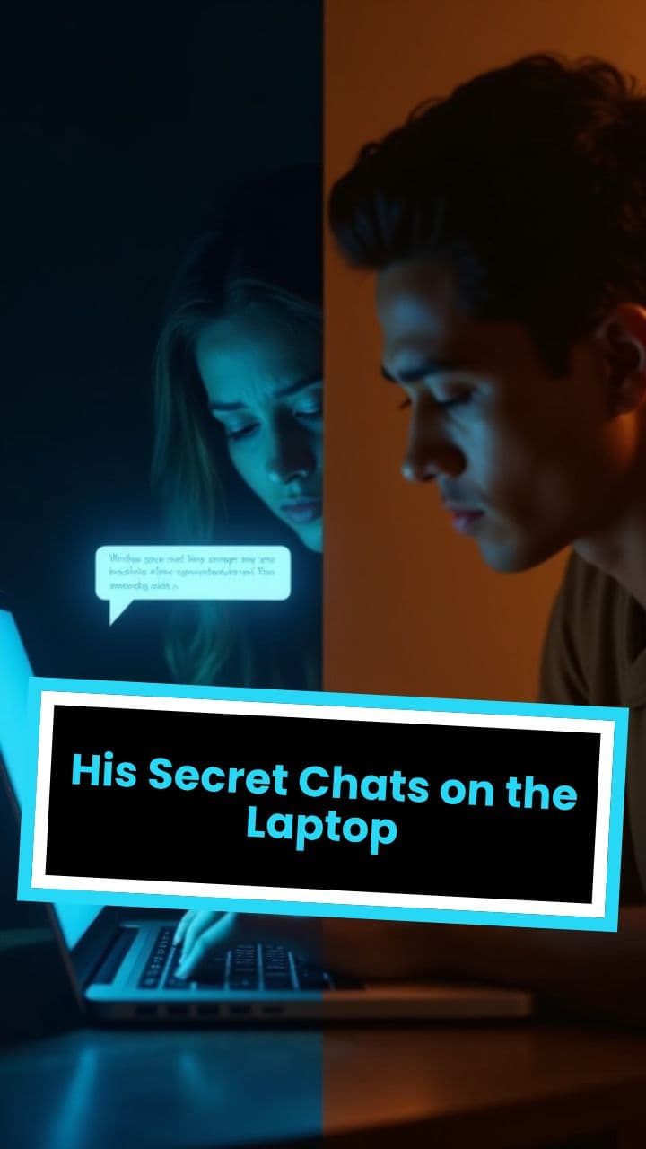 His Secret Chats on the Laptop