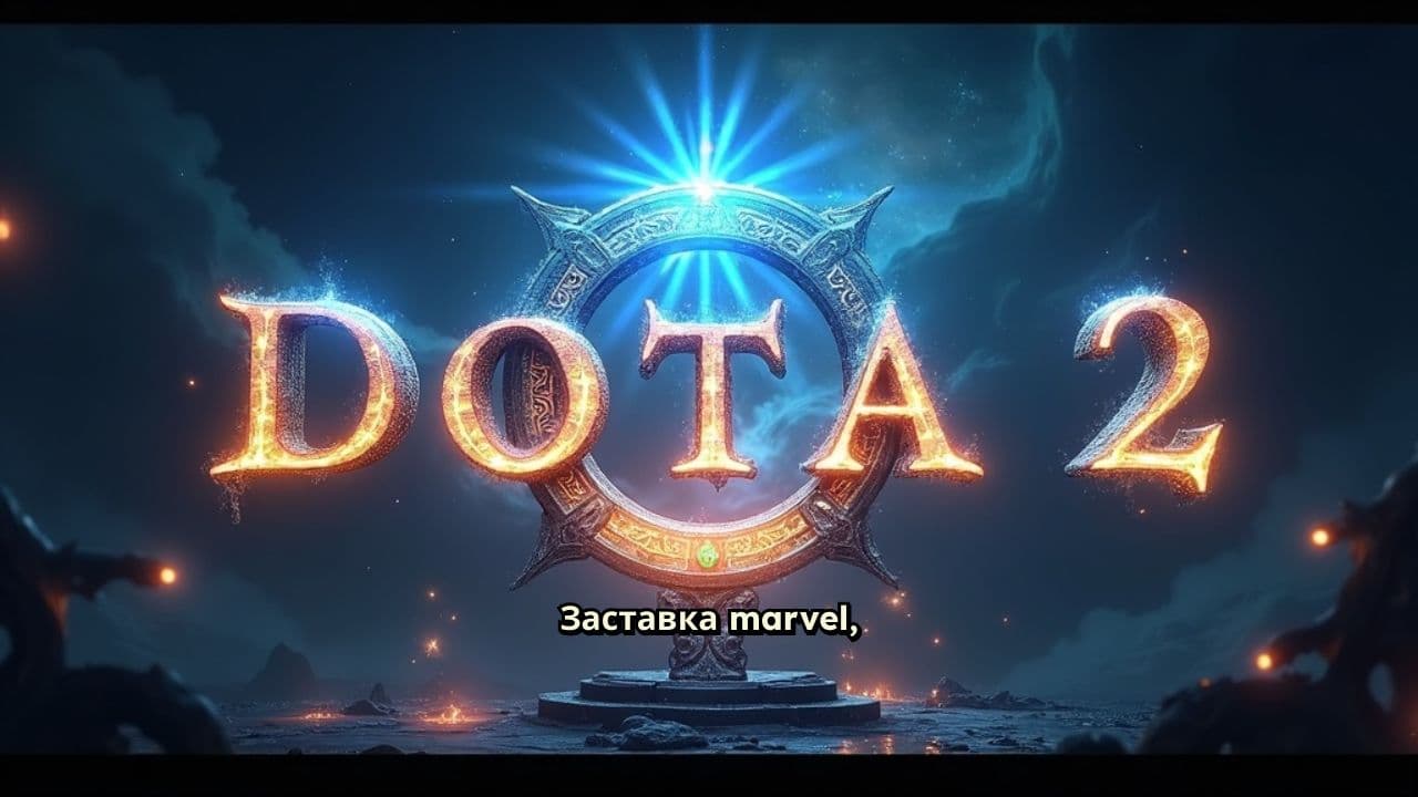 Заставка Dota 2 в стиле Marvel