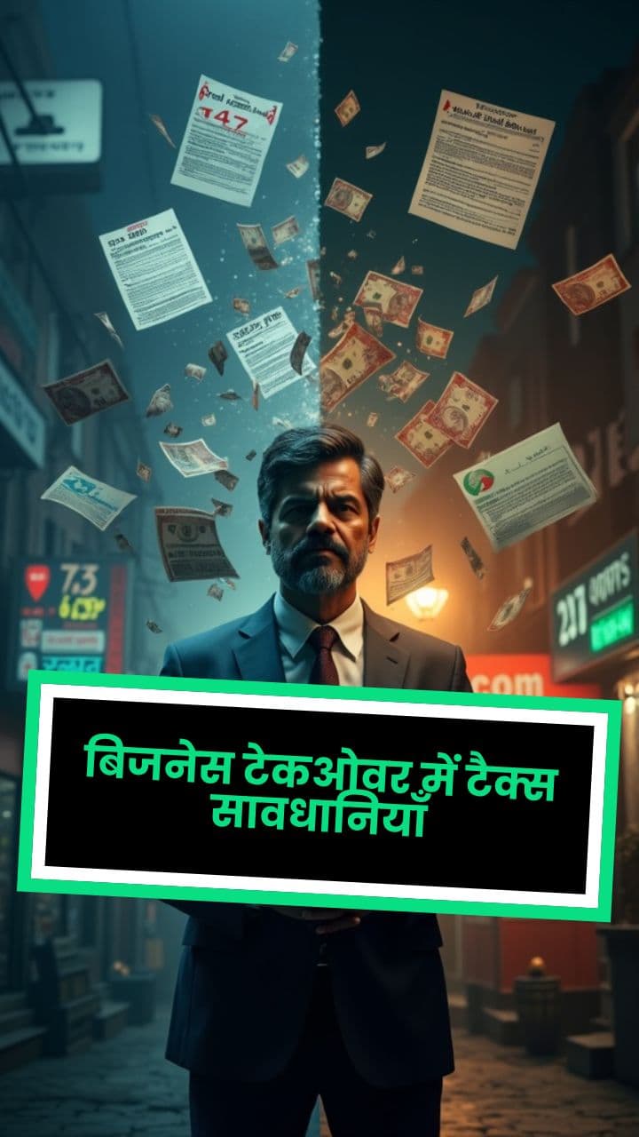 75. बिजनेस टेकओवर में टैक्स सावधानियाँ