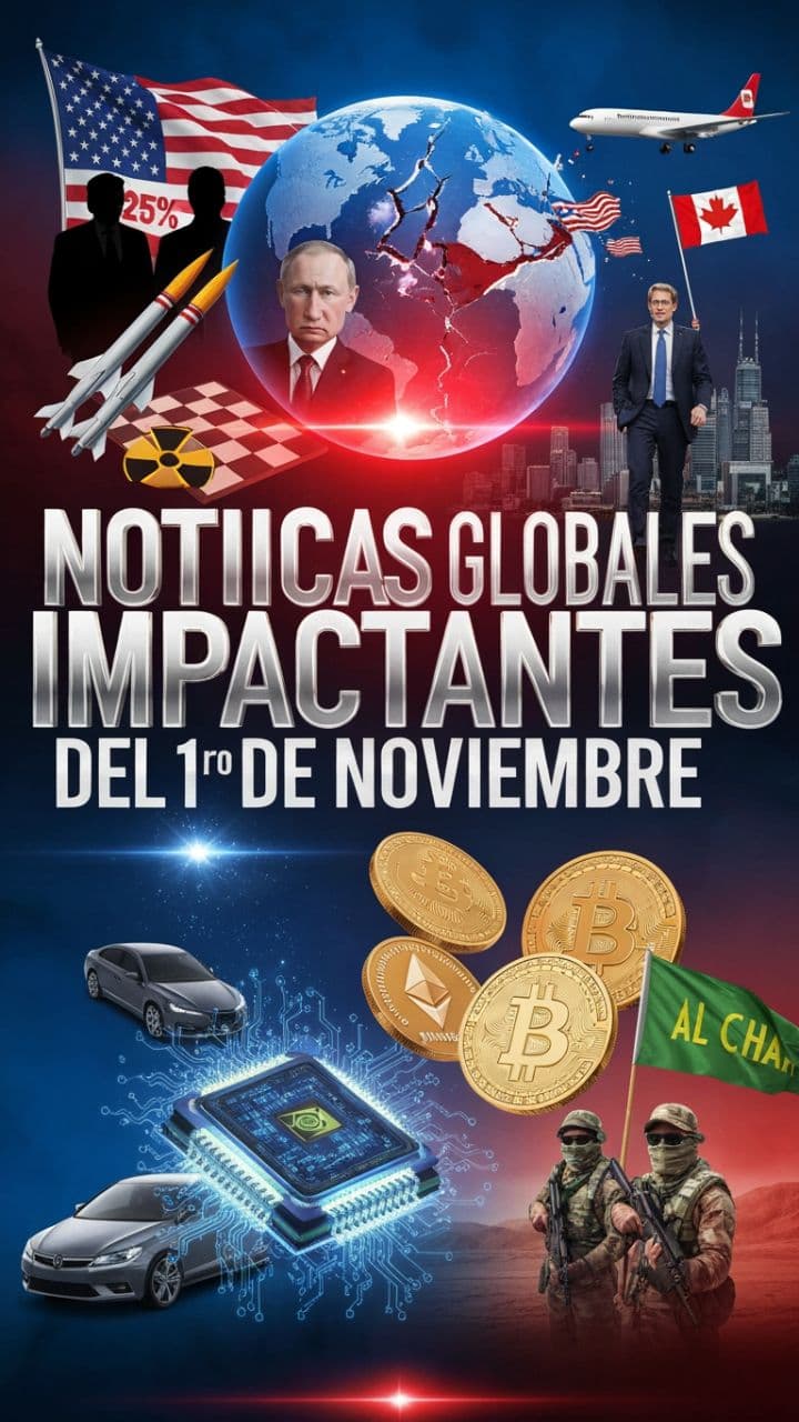 Noticias Globales Impactantes del 1ro de Noviembre