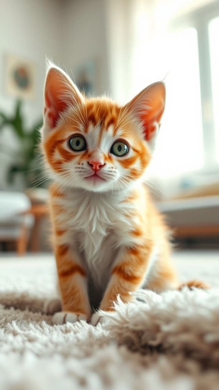 Mischievous Kitty's Cozy Adventure