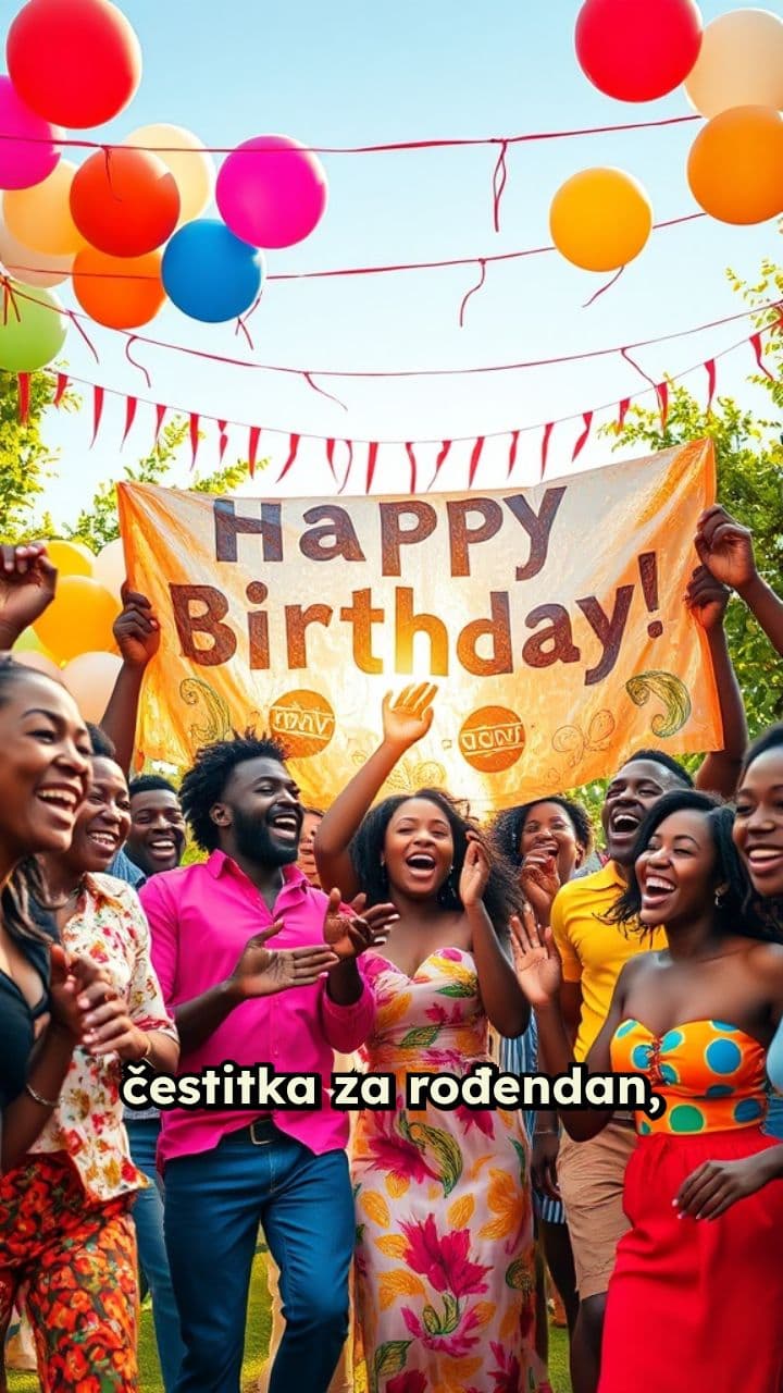 Rođendanska čestitka s plesom