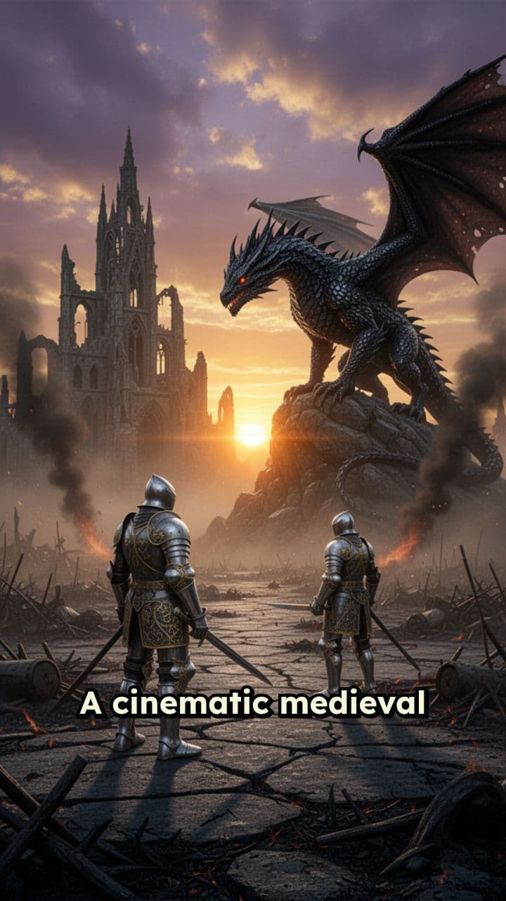 Knight Against the Ember Dragon