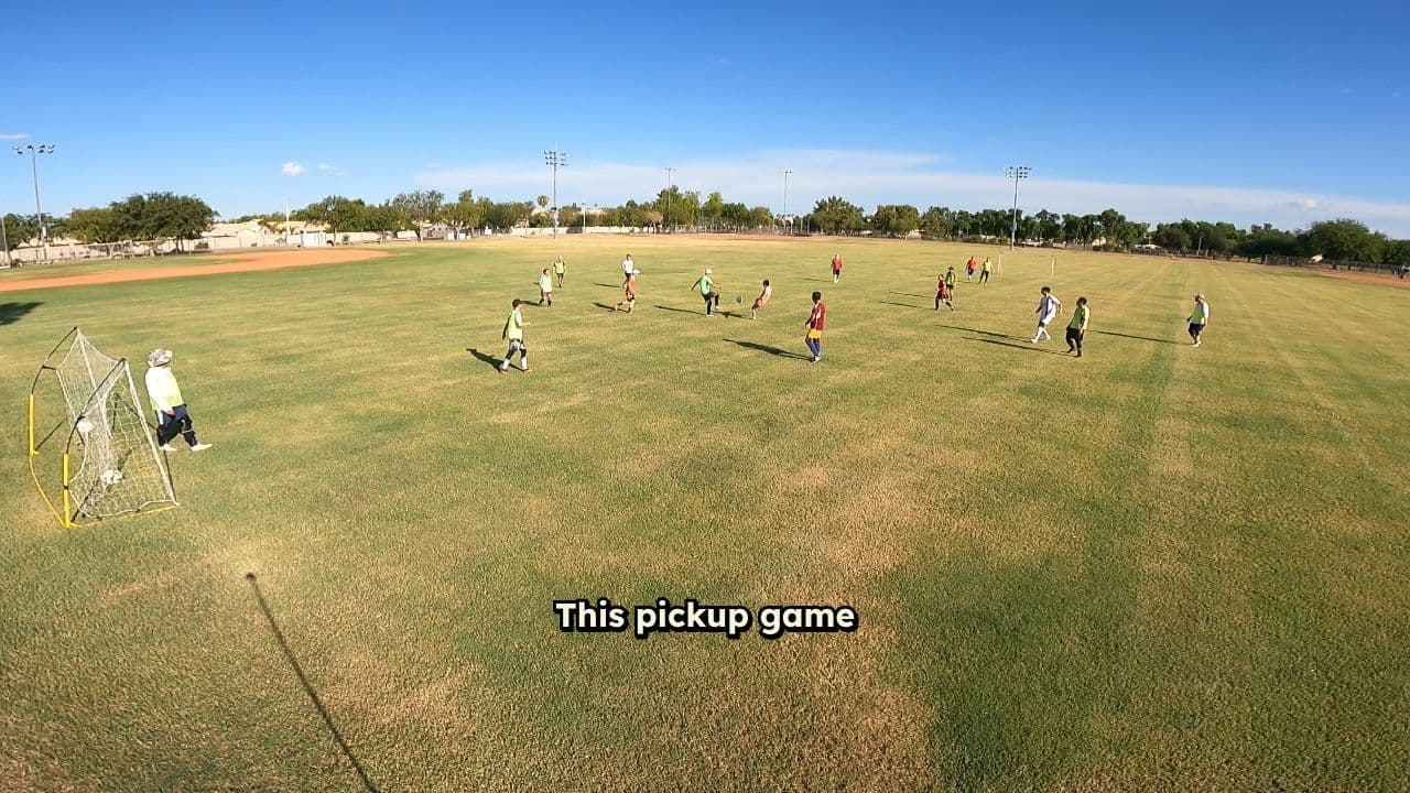 Slow Soccer Match Turns Exciting