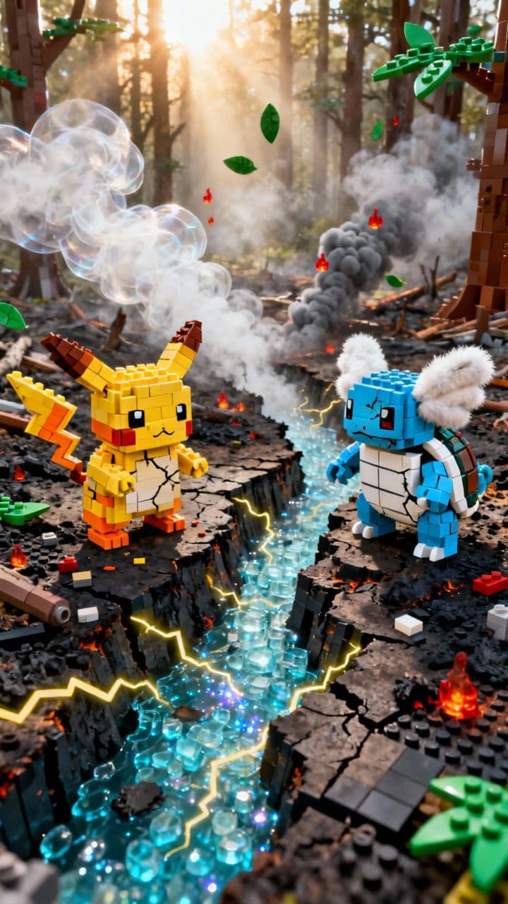 Raichu vs. Wartortle: Final Battle