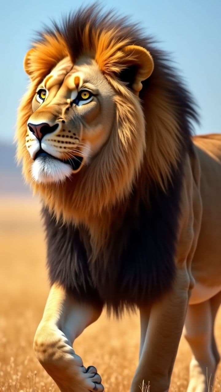 Lion vs. Dog: The Unexpected Chase