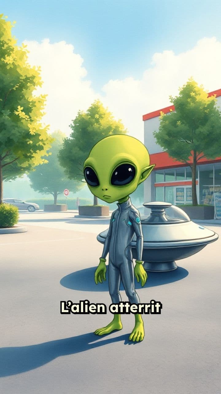 L’Alien au Supermarché Terrestre