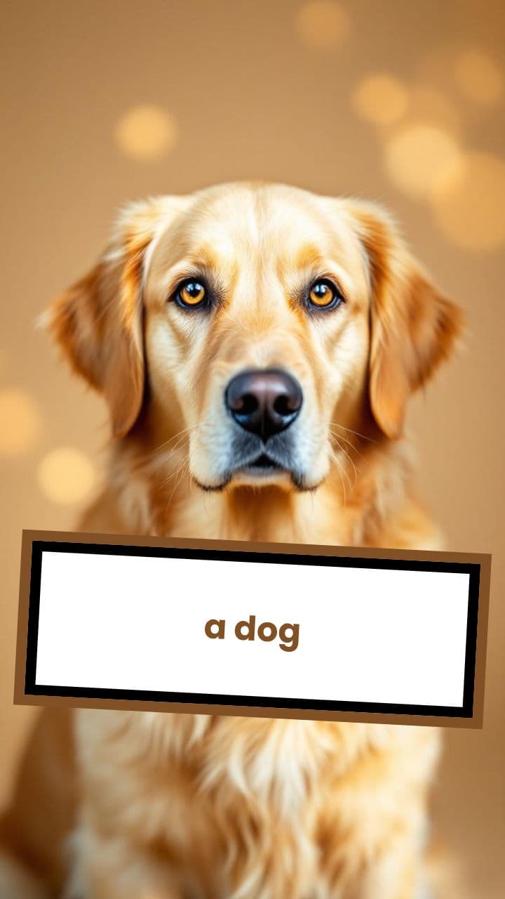 a dog