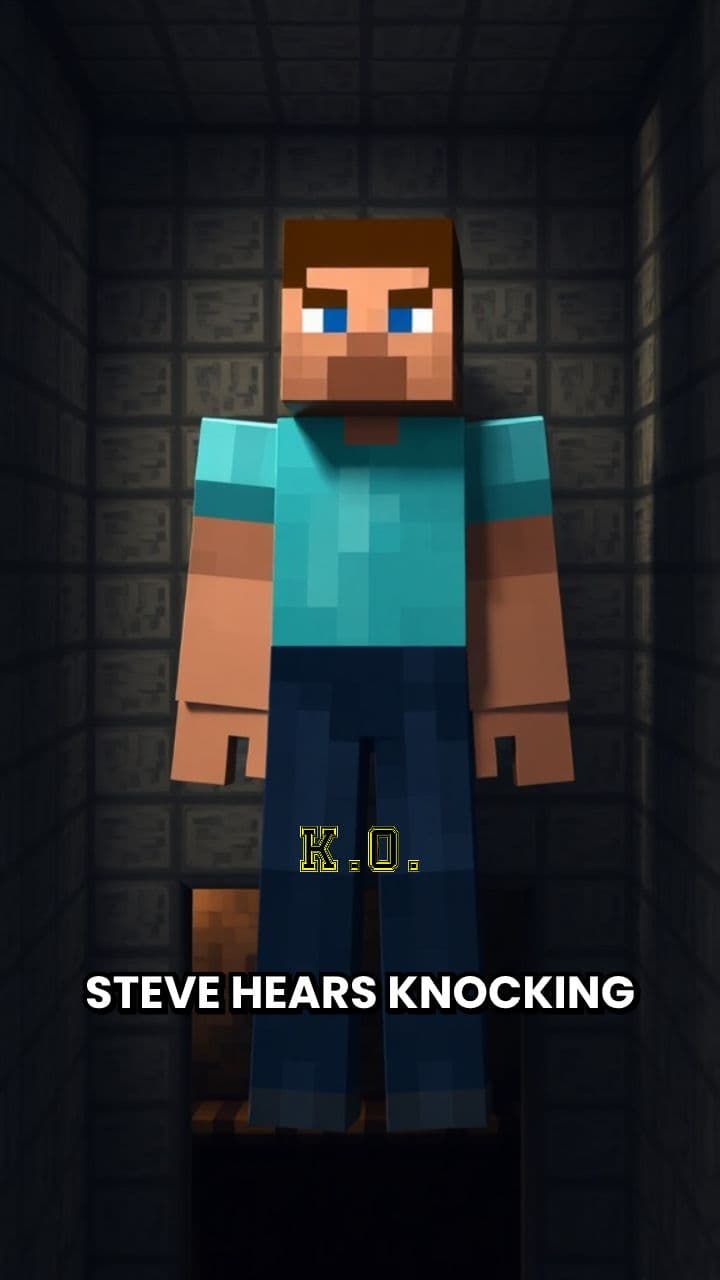 Tiny Herobrine's Surprise Encounter