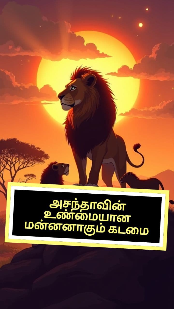 அசந்தாவின் உண்மையான மன்னனாகும் கடமை