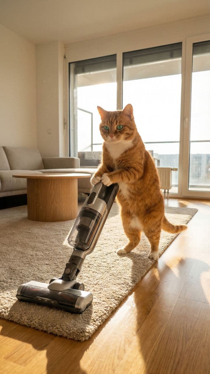 A Day in the Life of a Sophisticated Orange Cat