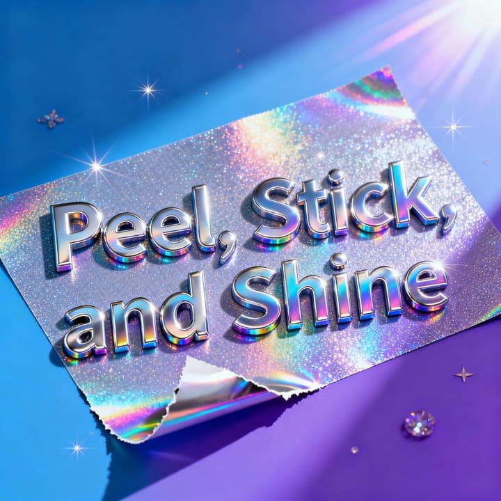 Peel, Stick, and Shine