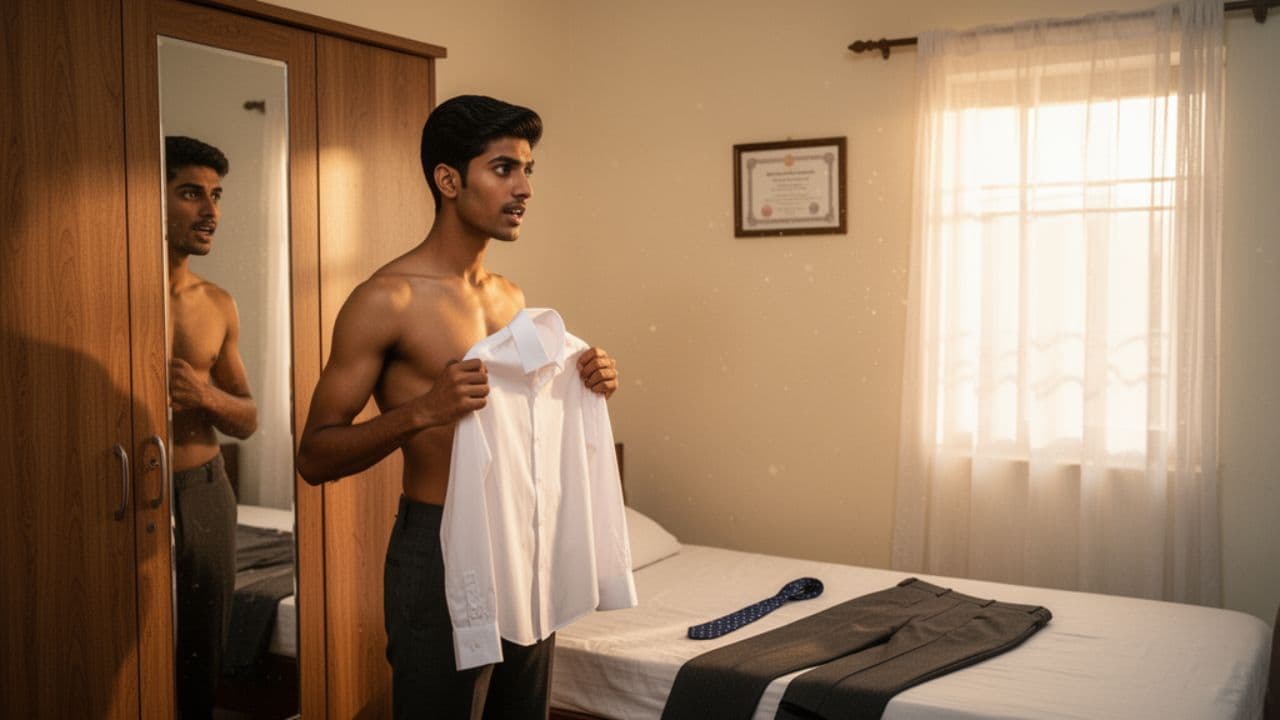 नई शर्ट, नया इंटरव्यू