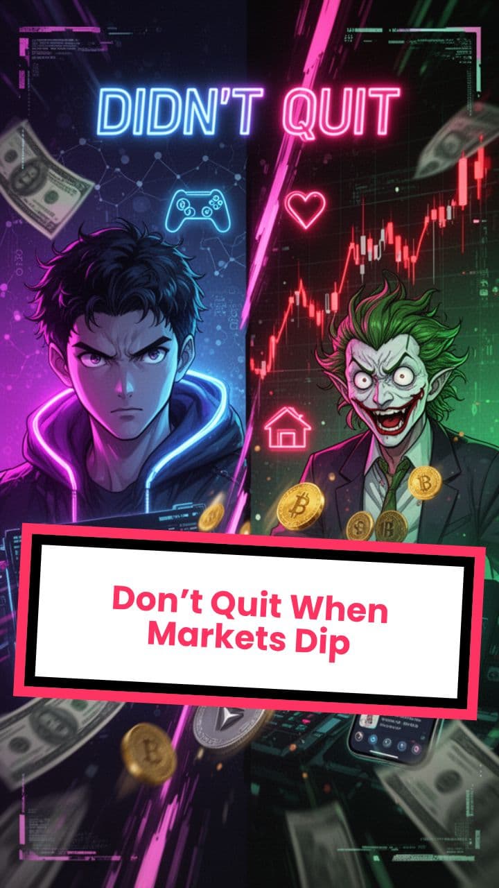 Don’t Quit When Markets Dip