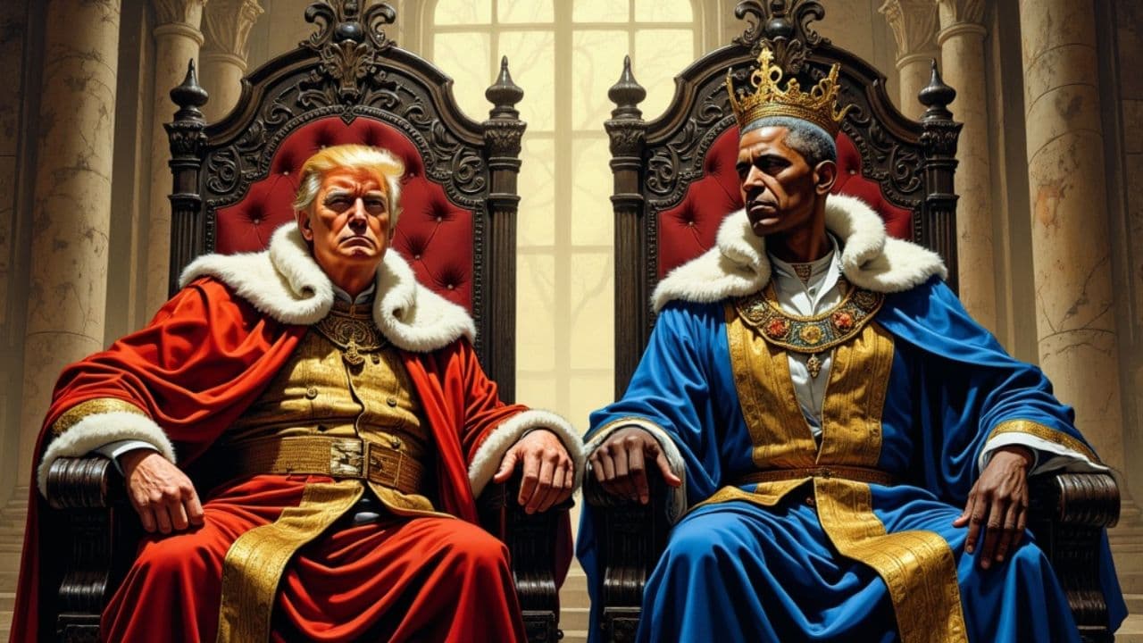 Royal Companionship: Trump and Obama