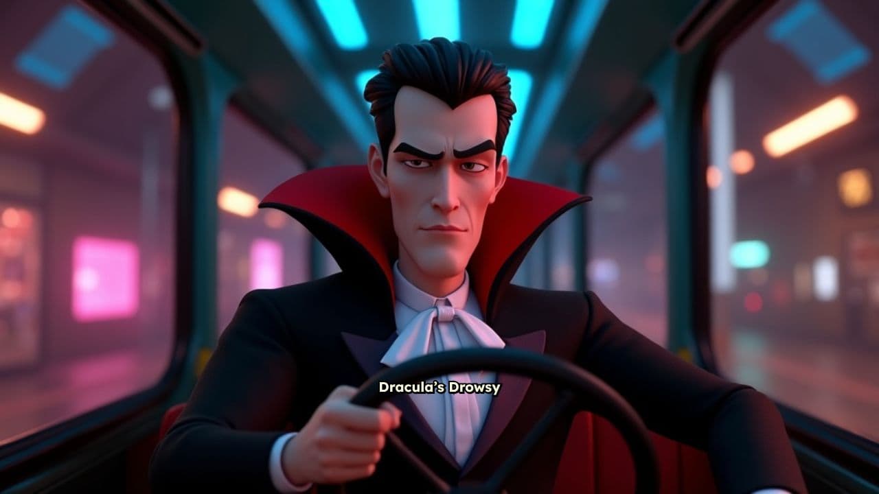 Dracula's Drowsy Driving Awareness PSA