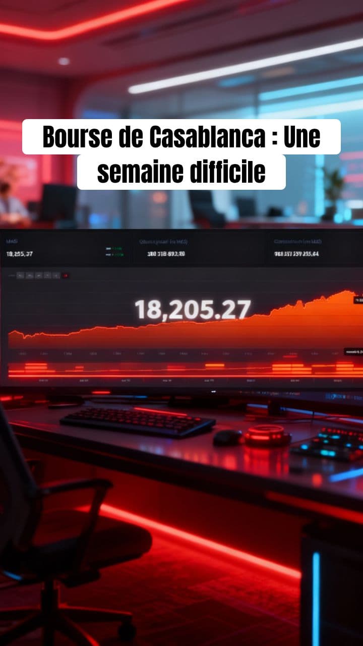 Bourse de Casablanca : Une semaine difficile