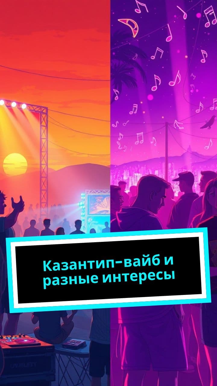 Казантип-вайб и разные интересы