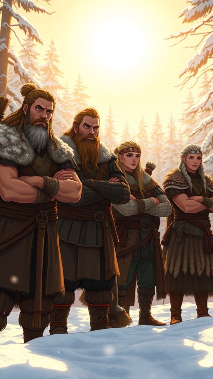 Joyful Snow Angels and Cartwheels