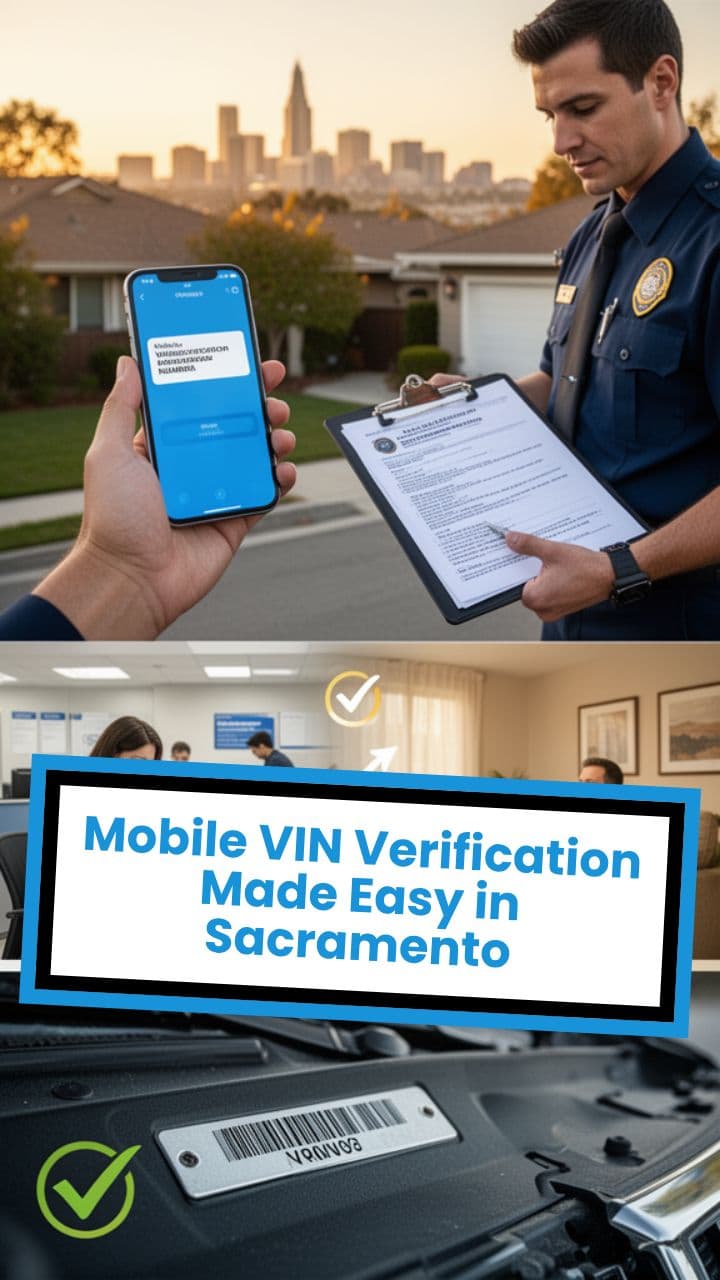 Mobile VIN Verification Made Easy in Sacramento