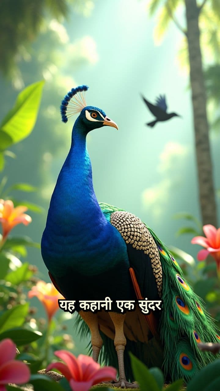 मोर की विशेषता की कहानी