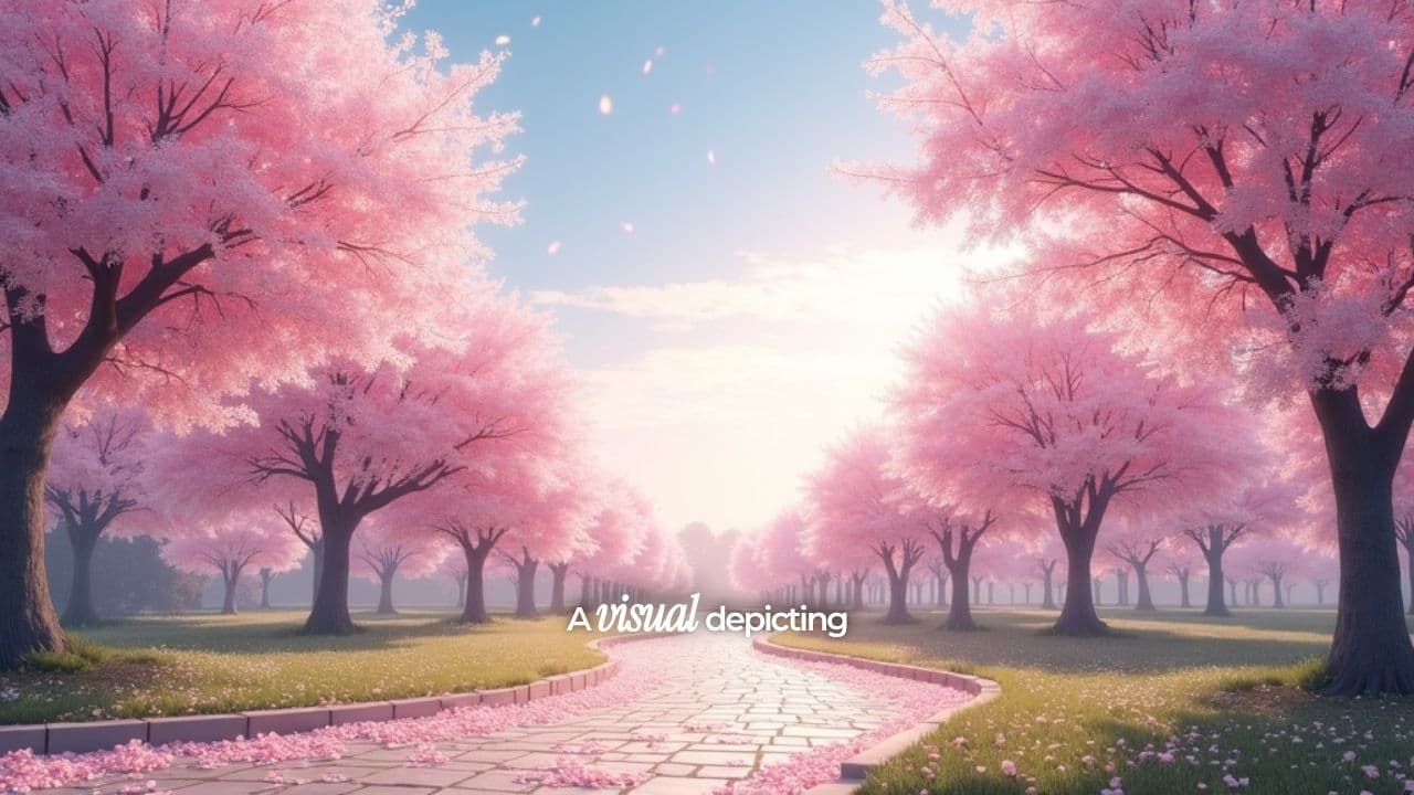 Cherry Blossom Season in Soft Hues