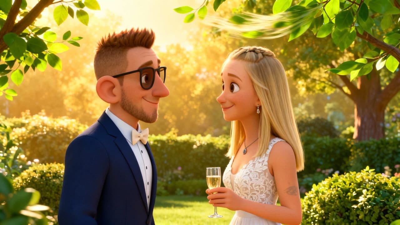 #7367-A Love Story in Golden Light