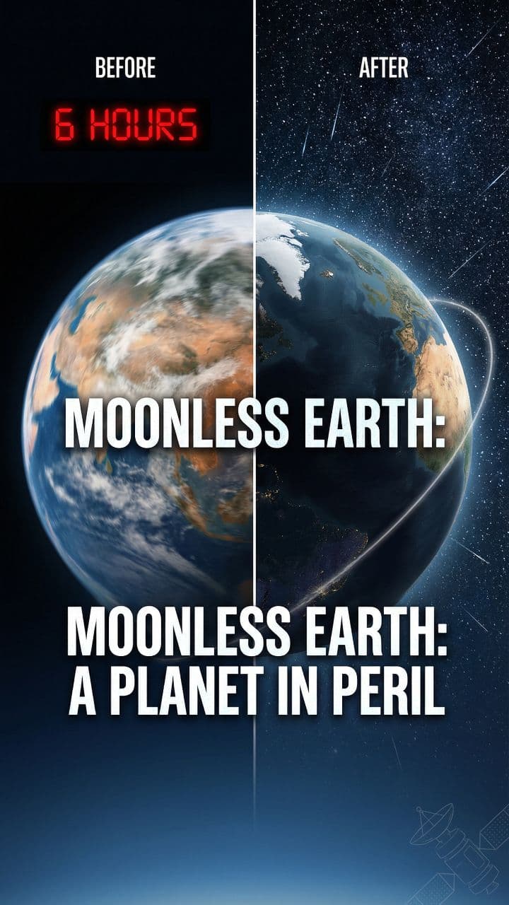 Moonless Earth: A Planet in Peril