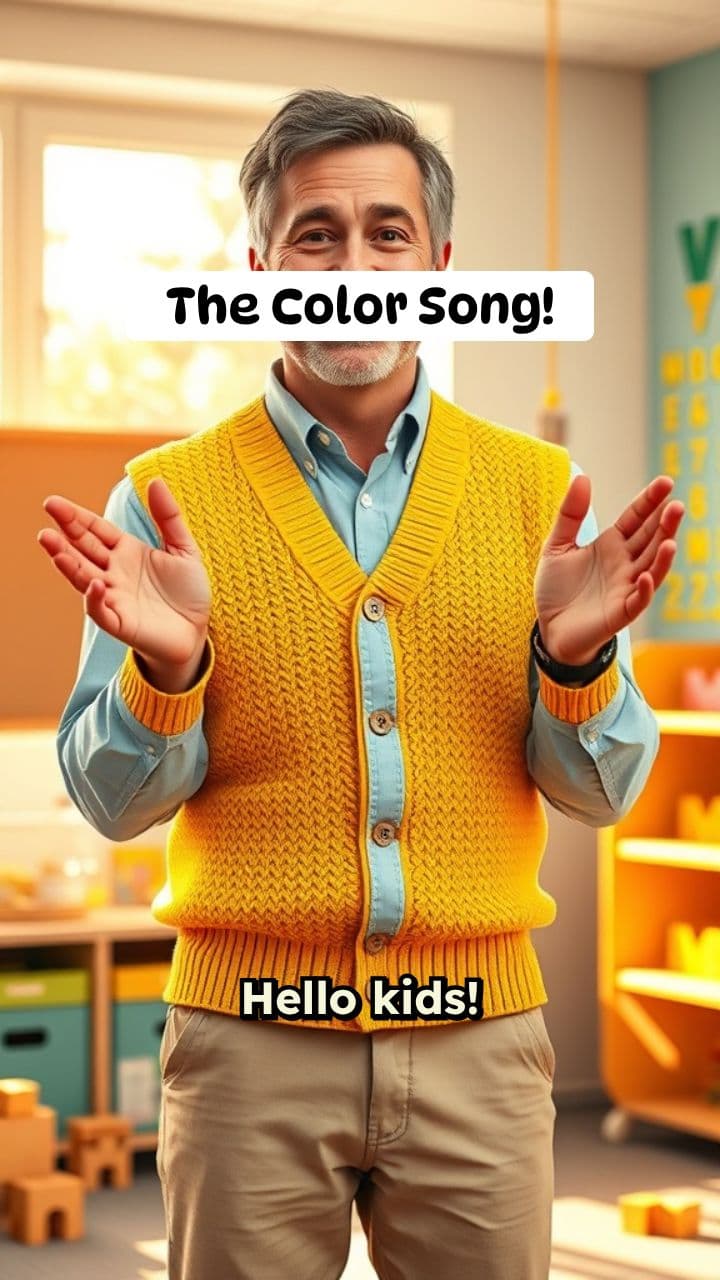 The Color Song with Teacher Tom
