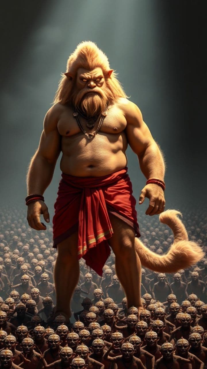 హనుమన్ యొక్క ధైర్యం