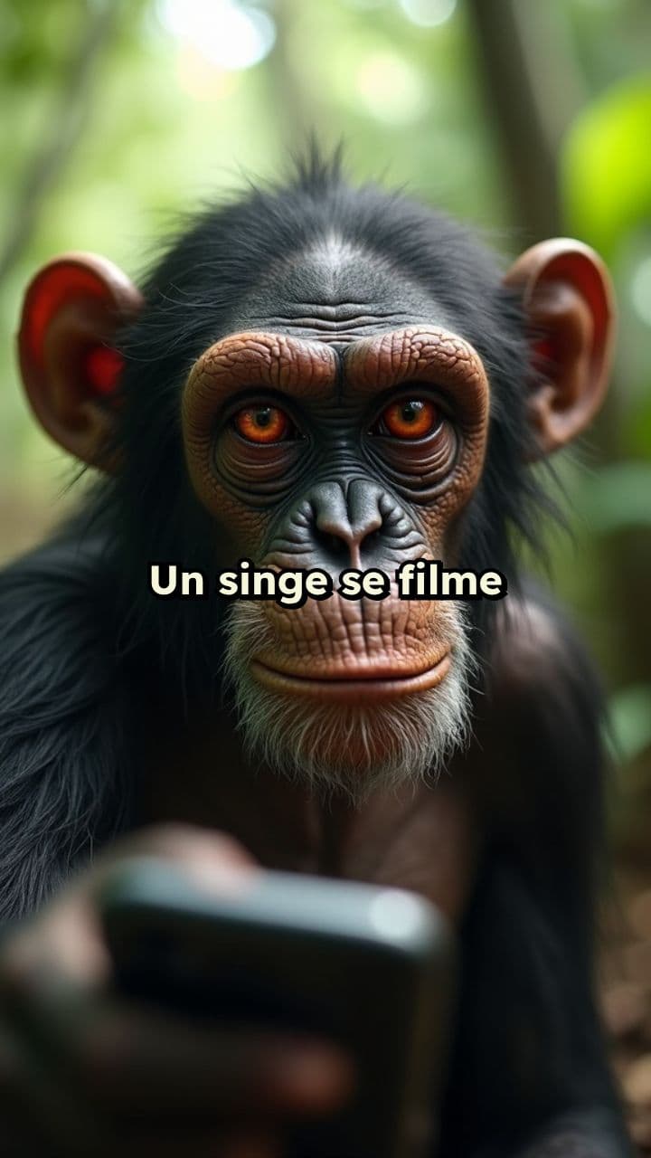 Un singe découvre les problèmes humains