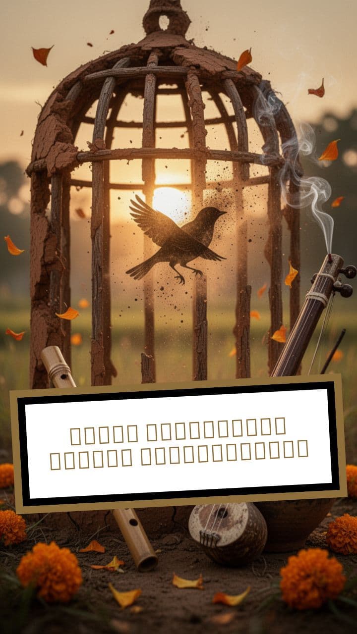 মাটির পিঞ্জিরায় জীবনের ক্ষণভঙ্গুরতা