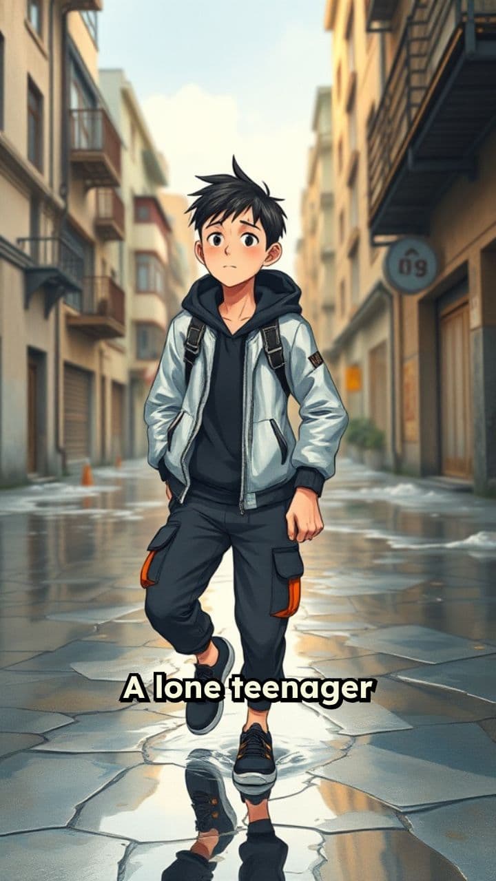 Neon Drowned Sunset Walk