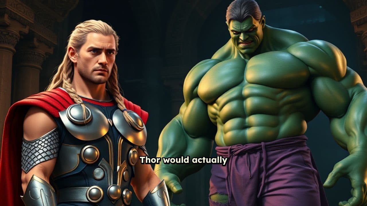 Hulk's Strength Surpasses Thor's Power