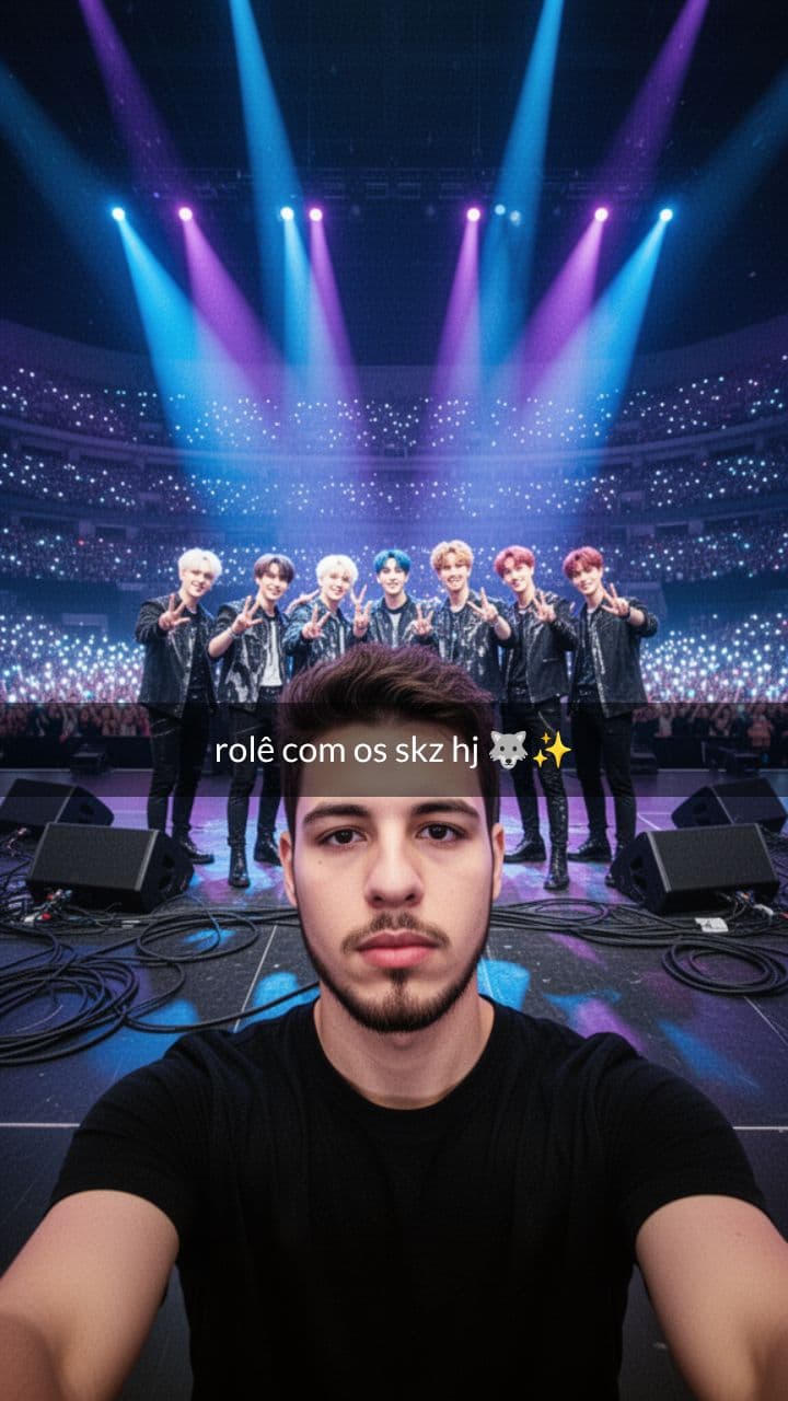 Concerto de Rizz no Snapchat