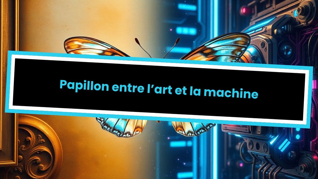 Papillon entre l’art et la machine