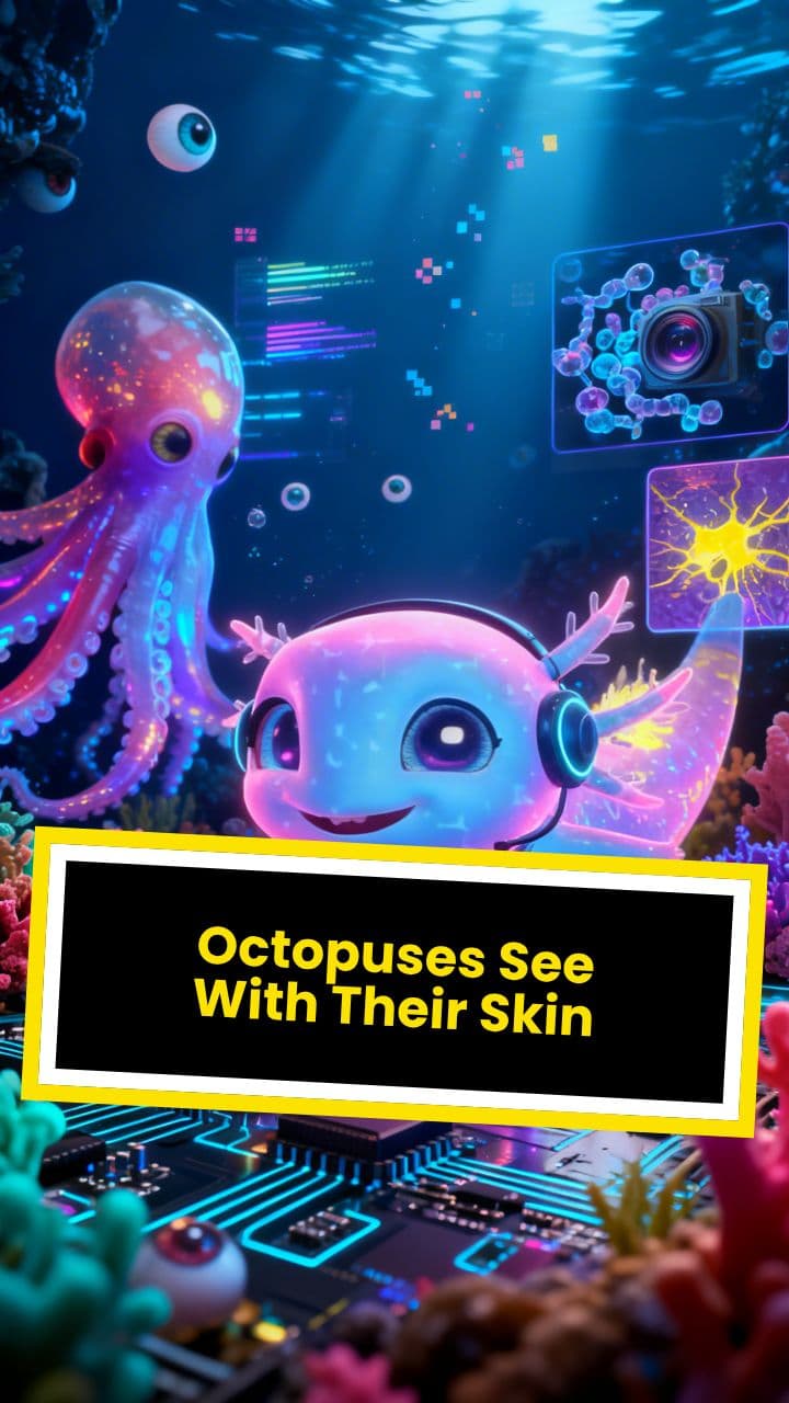 Octopuses See With Their Skin