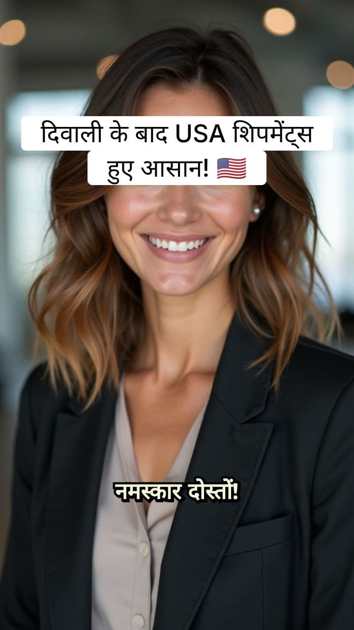 UPS दिवाली के बाद USA शिपमेंट्स अपडेट