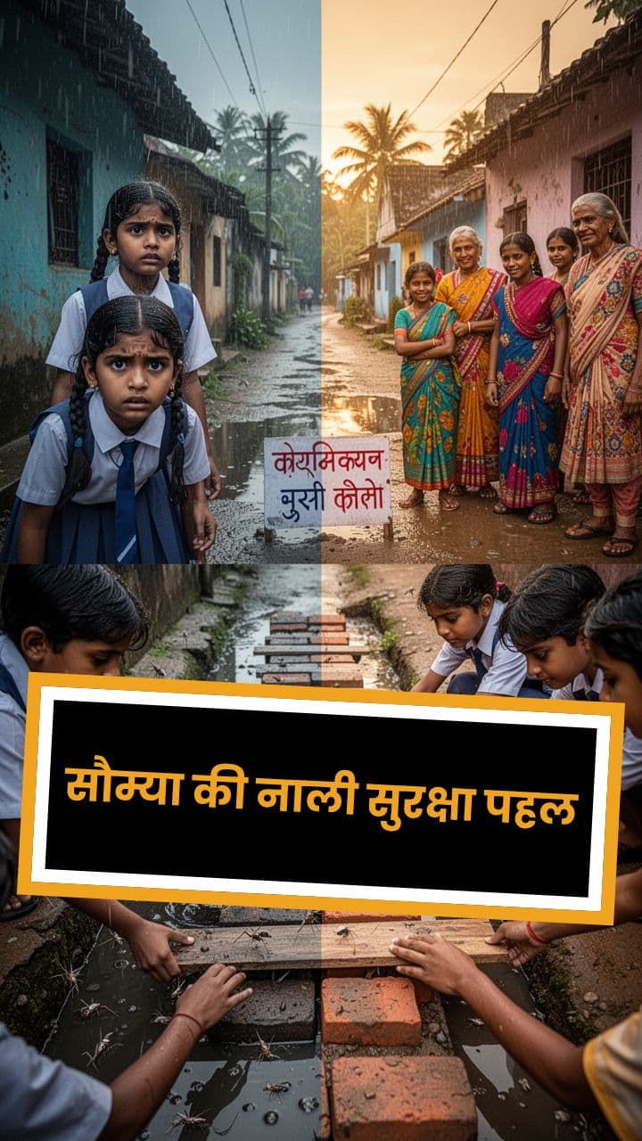 सौम्या की नाली सुरक्षा पहल