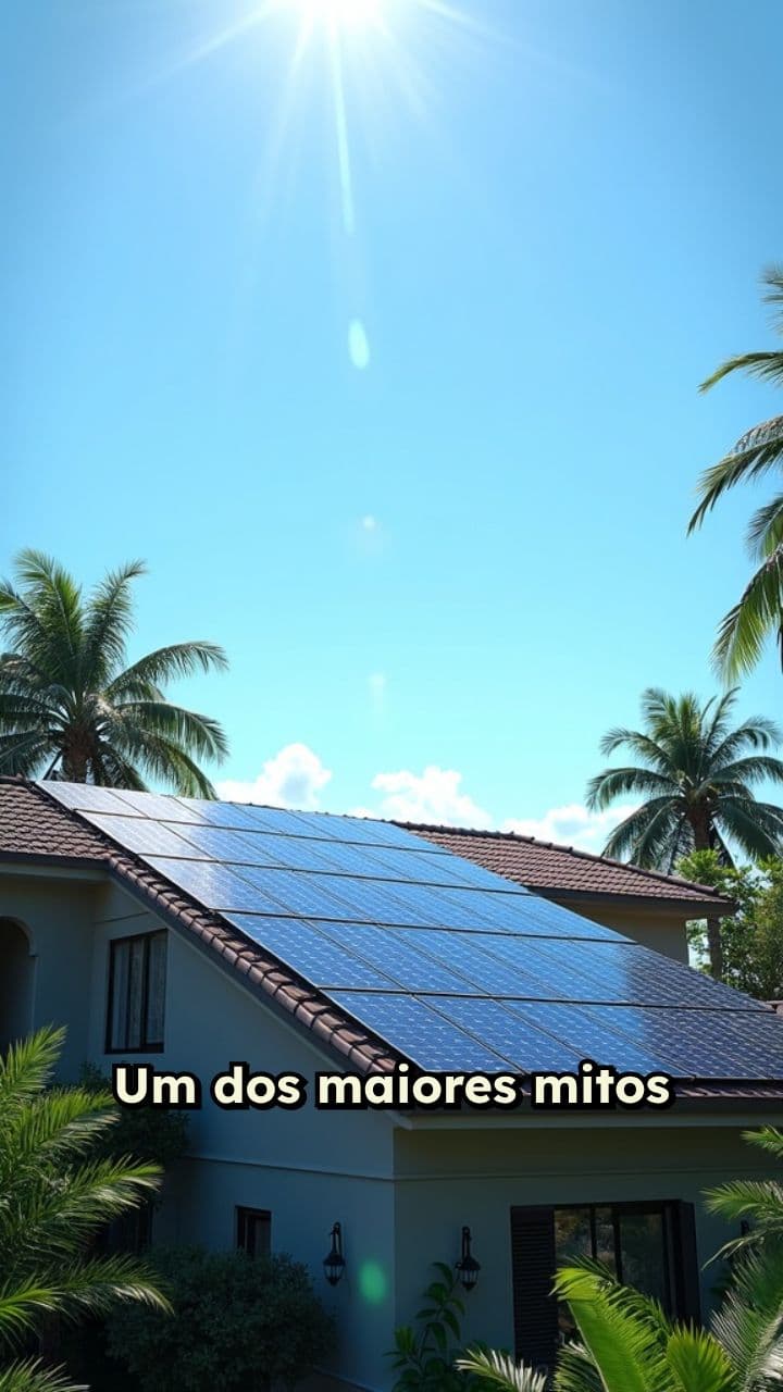 Mitos sobre energia solar desmistificados