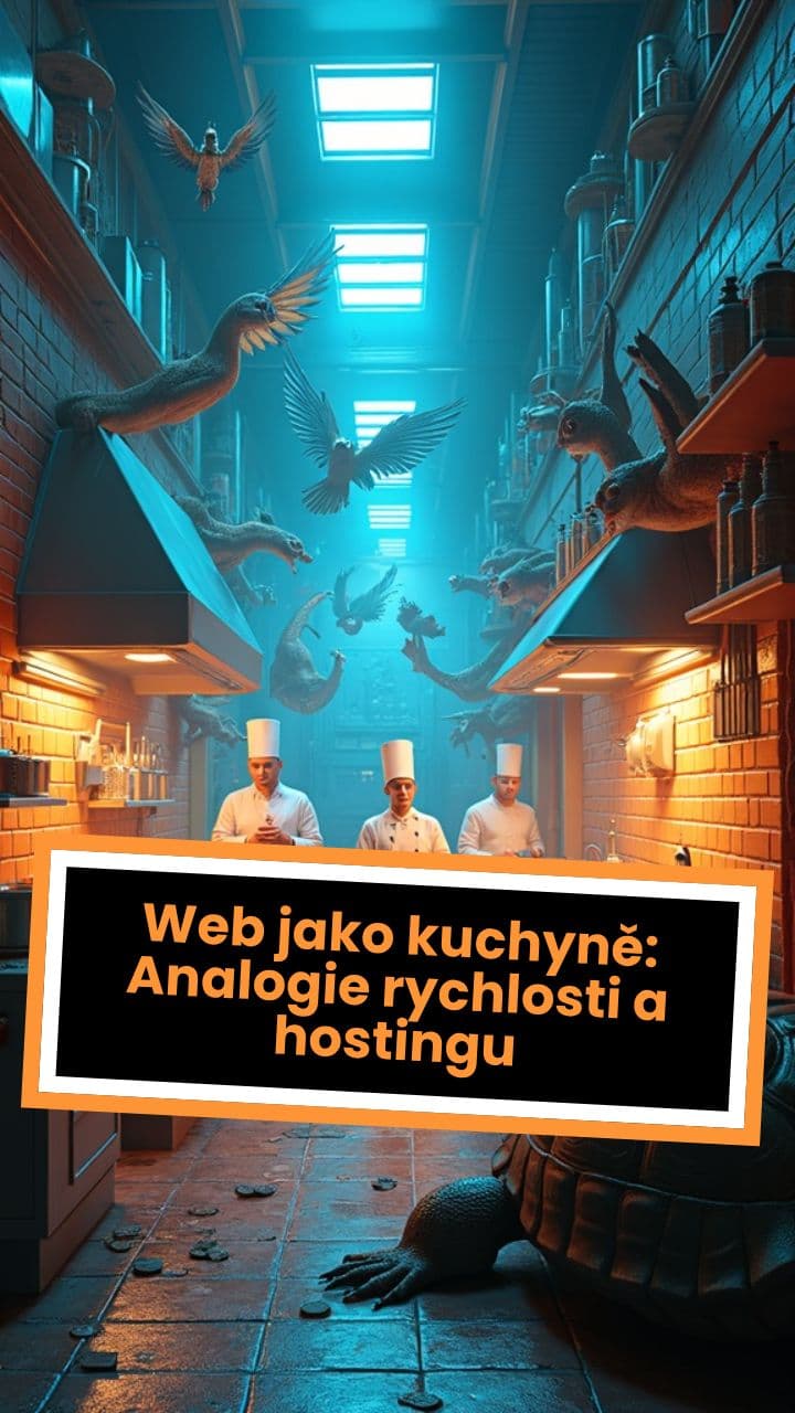 Web jako kuchyně: Analogie rychlosti a hostingu