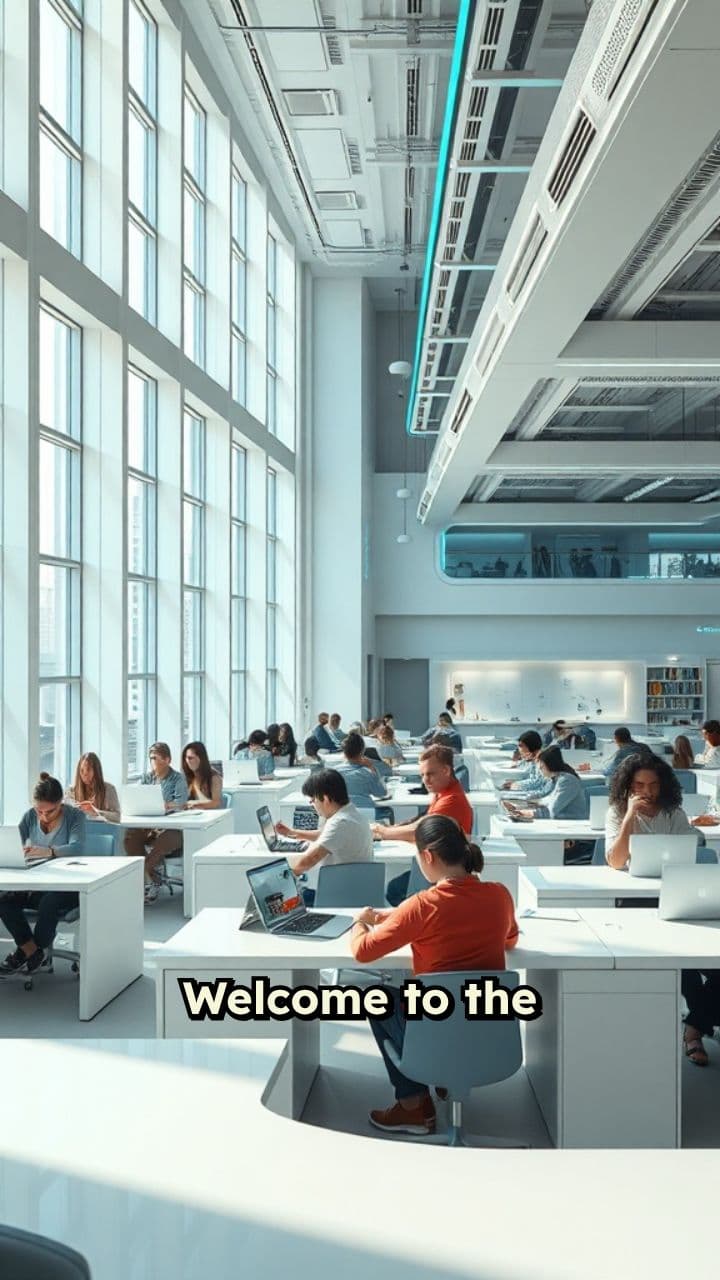 Futuristic Study Hub 2025