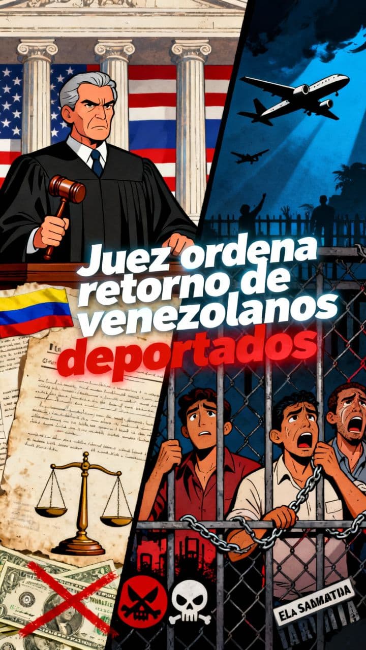 Juez ordena retorno de venezolanos deportados