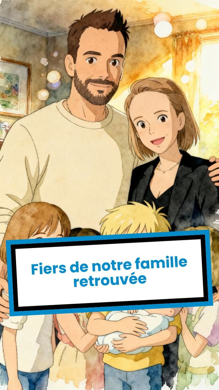 Fiers de notre famille retrouvée